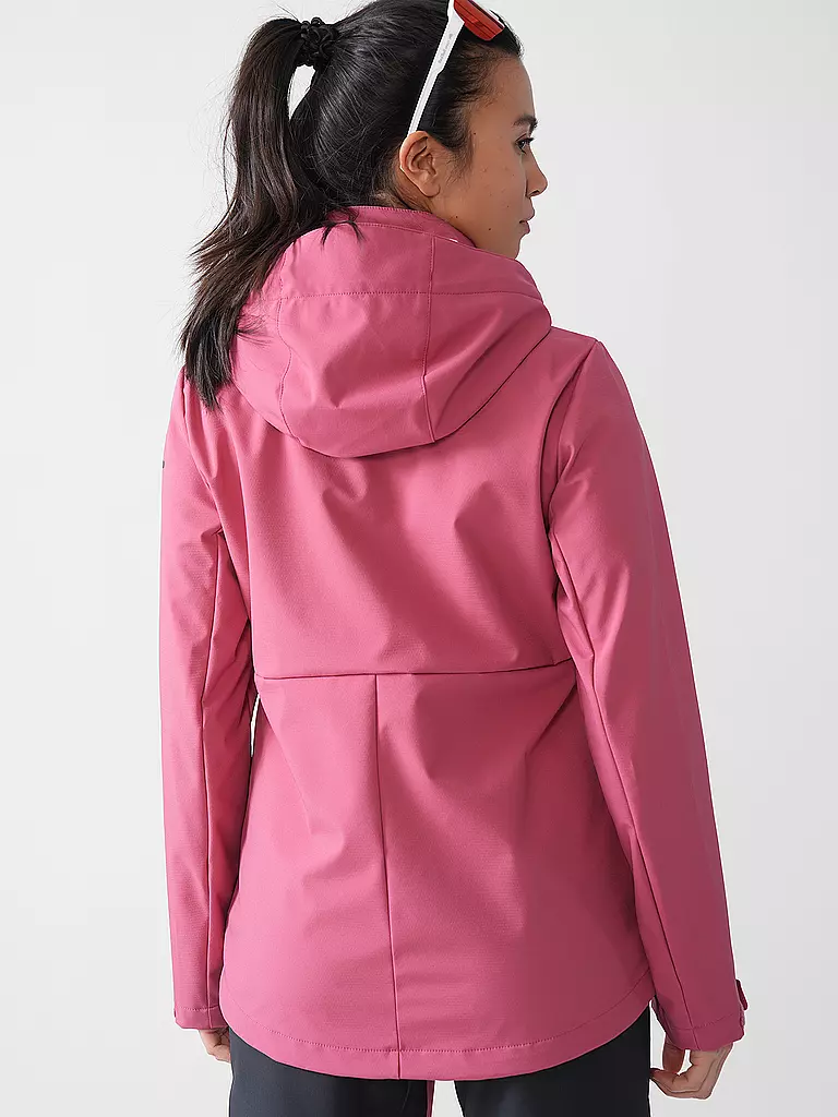 ICEPEAK | Giacca softshell da donna Burnet con cappuccio | Corallo