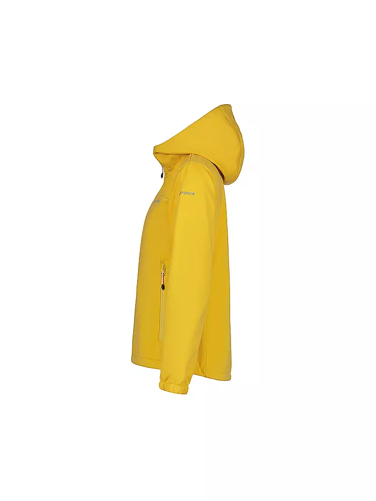 ICEPEAK | Giacca softshell da ragazza Kleve JR con cappuccio | Senape