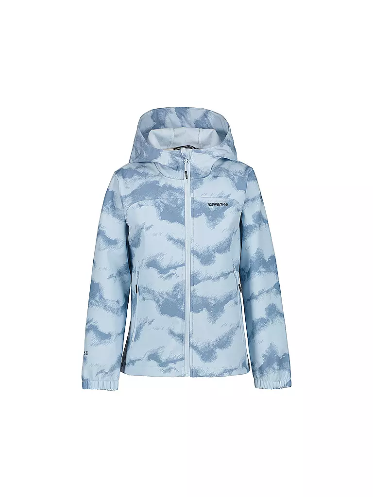 ICEPEAK | Giacca softshell da ragazza Kobryn JR Hoodie | Blu chiaro