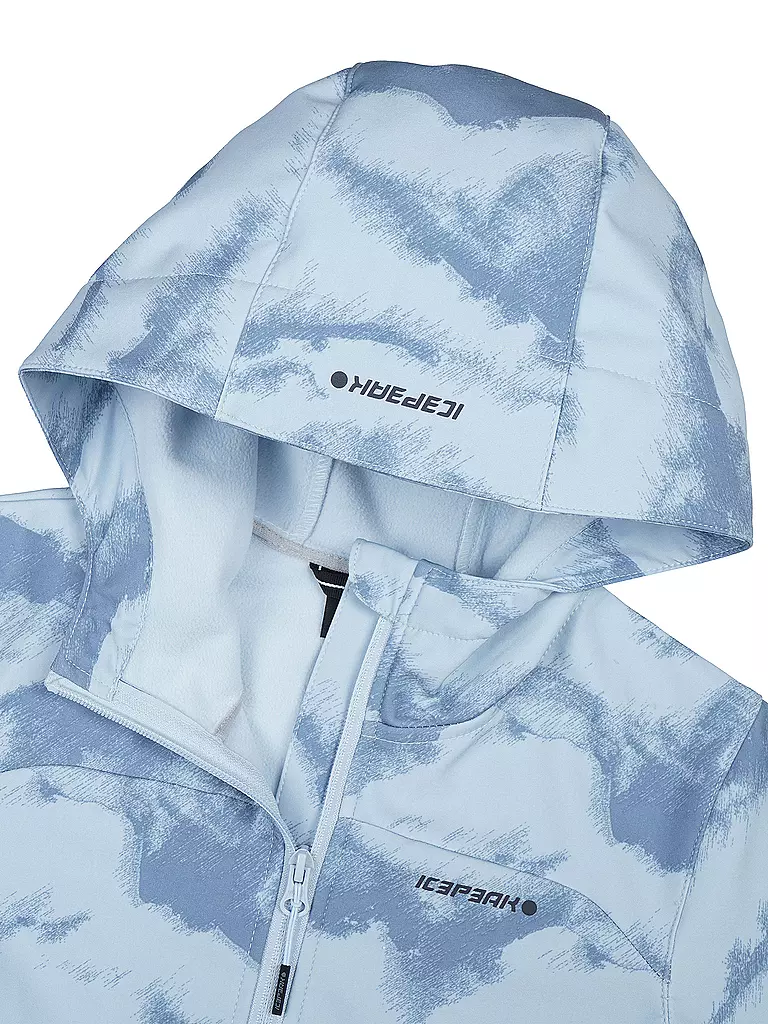 ICEPEAK | Giacca softshell da ragazza Kobryn JR Hoodie | Blu chiaro