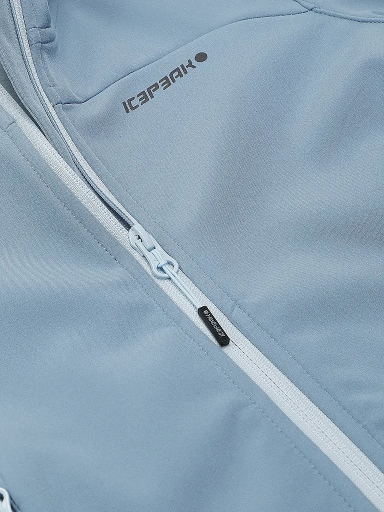 ICEPEAK | Giacca softshell da ragazza Korby Jr con cappuccio | Blu chiaro