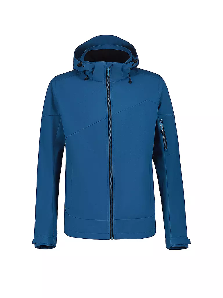 ICEPEAK | Giacca softshell da uomo Barmstedt con cappuccio | Blu