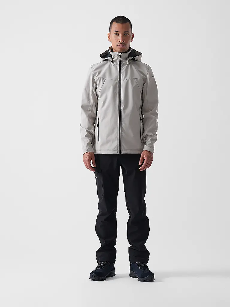 ICEPEAK | Giacca softshell da uomo Brimfield con cappuccio | Crema