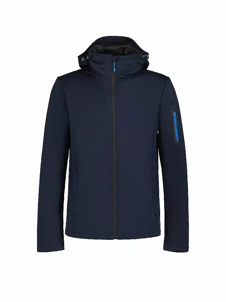 ICEPEAK | Giacca softshell da uomo Brinsmade con cappuccio | Blu scuro