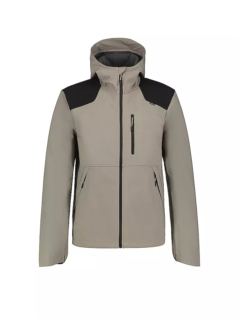 ICEPEAK | Giacca softshell da uomo Buxton con cappuccio | Beige