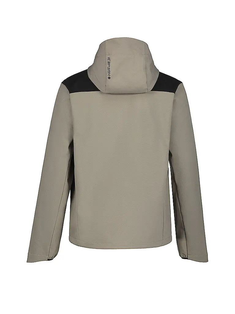 ICEPEAK | Giacca softshell da uomo Buxton con cappuccio | Beige