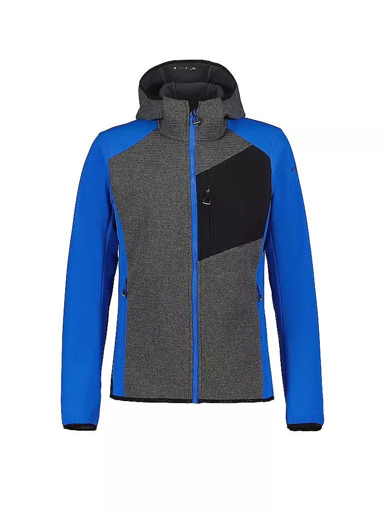 ICEPEAK | Herren Fleecejacke Danfort Hoodie | Blu