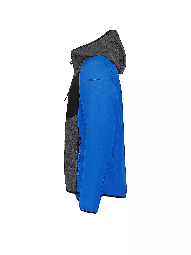 ICEPEAK | Herren Fleecejacke Danfort Hoodie | Blu