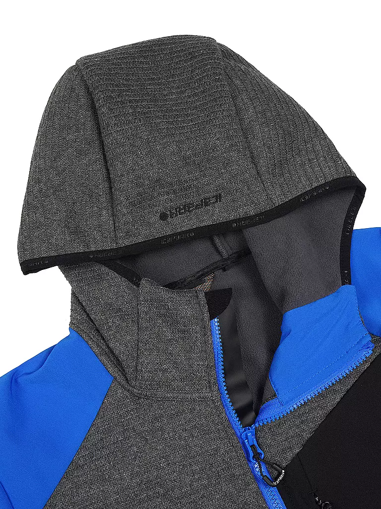 ICEPEAK | Herren Fleecejacke Danfort Hoodie | Blu