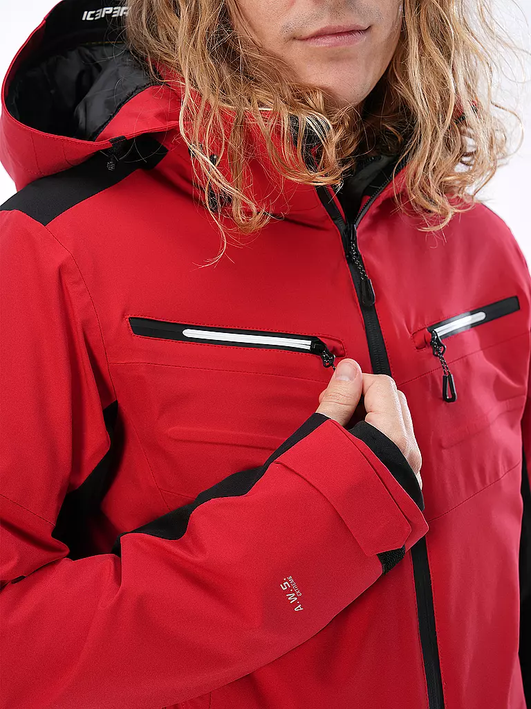 ICEPEAK | Herren Skijacke Farwell | Rosso