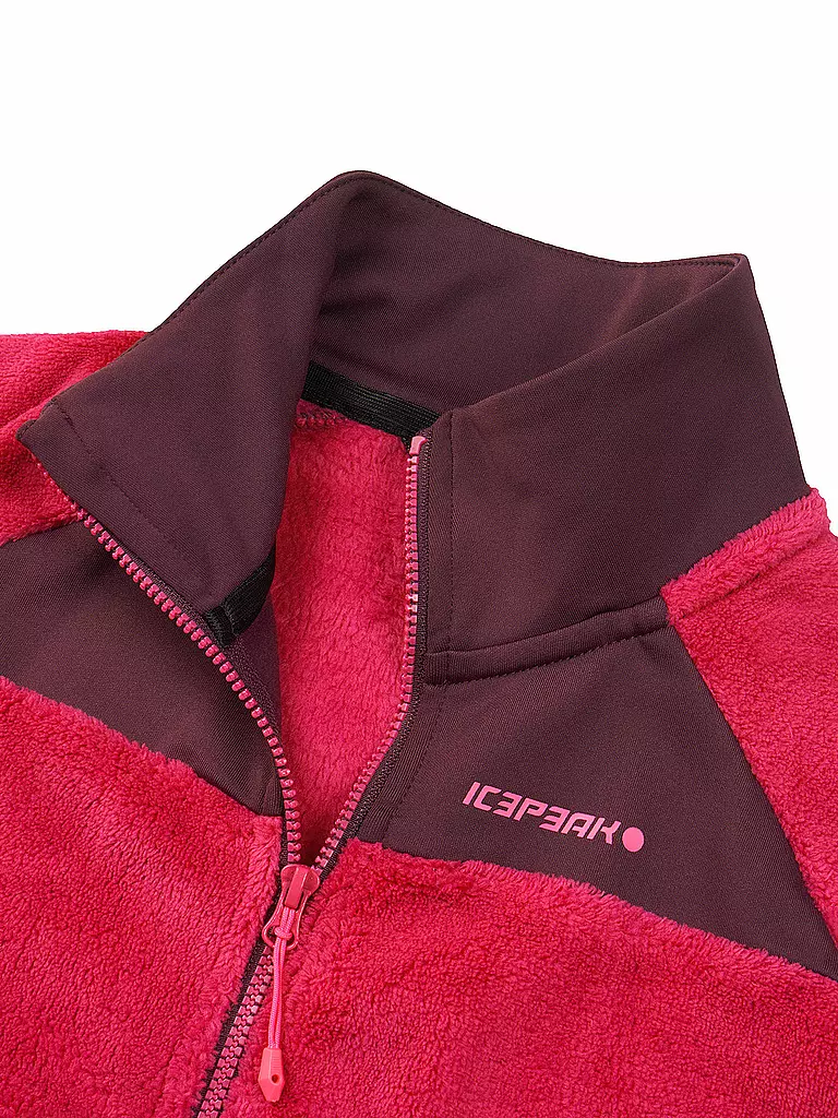ICEPEAK | Mädchen Fleecejacke Krefeld | Fucsia