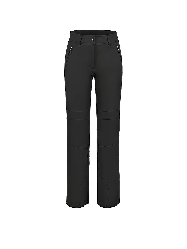 ICEPEAK | Pantaloni da sci softshell da donna Entiat | Nero