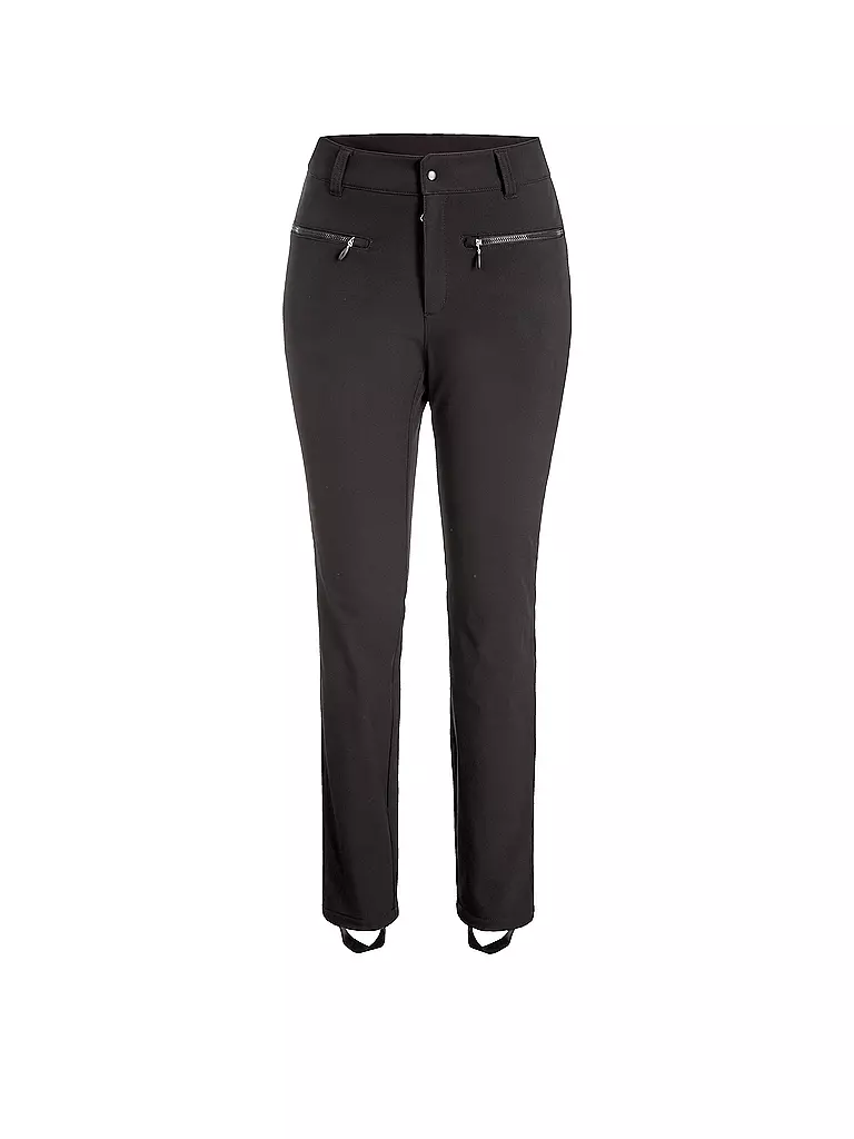 ICEPEAK | Pantaloni da sci softshell da donna | Nero