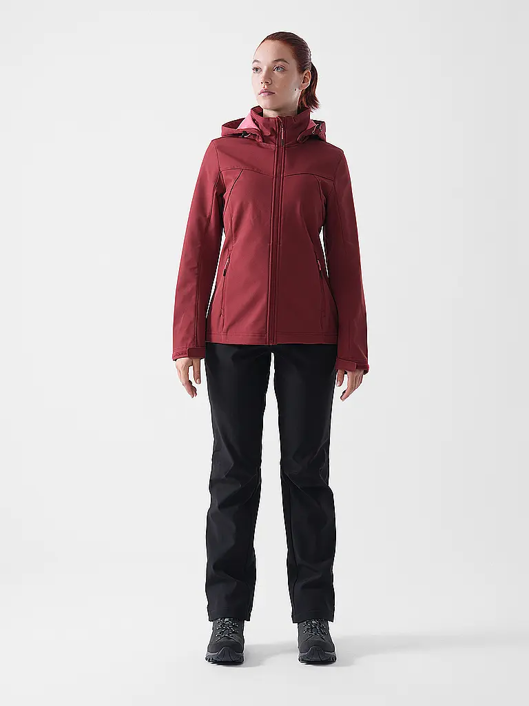 ICEPEAK | Pantaloni da trekking softshell da donna Bovill | Nero