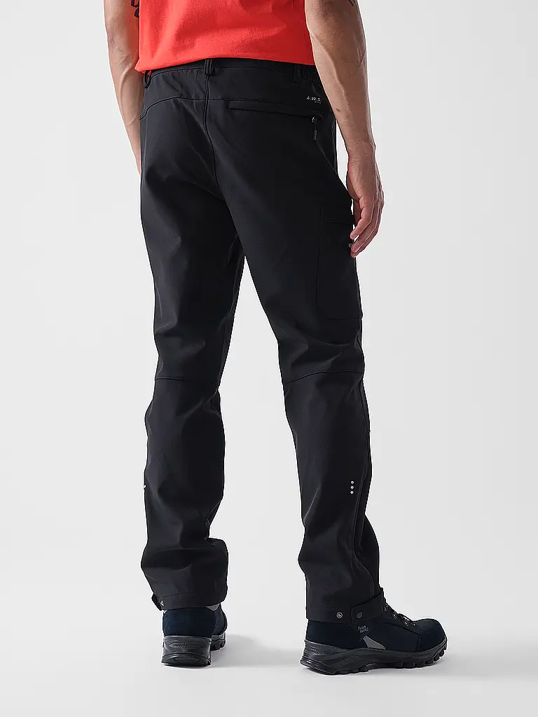 ICEPEAK | Pantaloni softshell da uomo Bouton | Nero