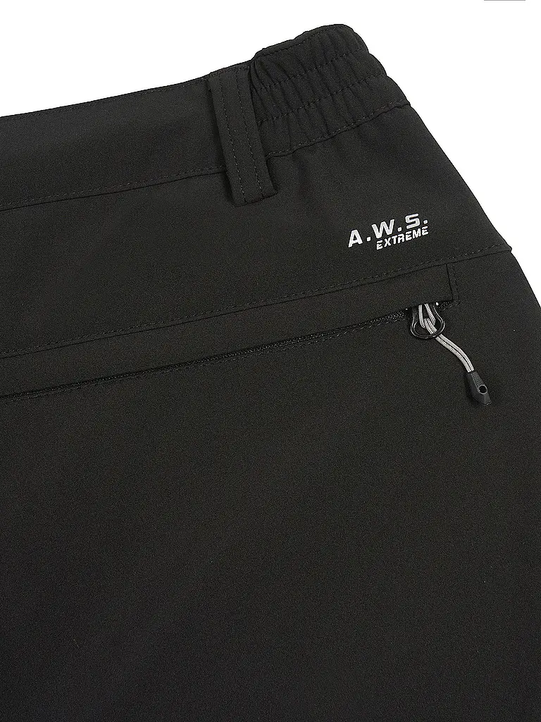 ICEPEAK | Pantaloni softshell da uomo Bouton | Nero