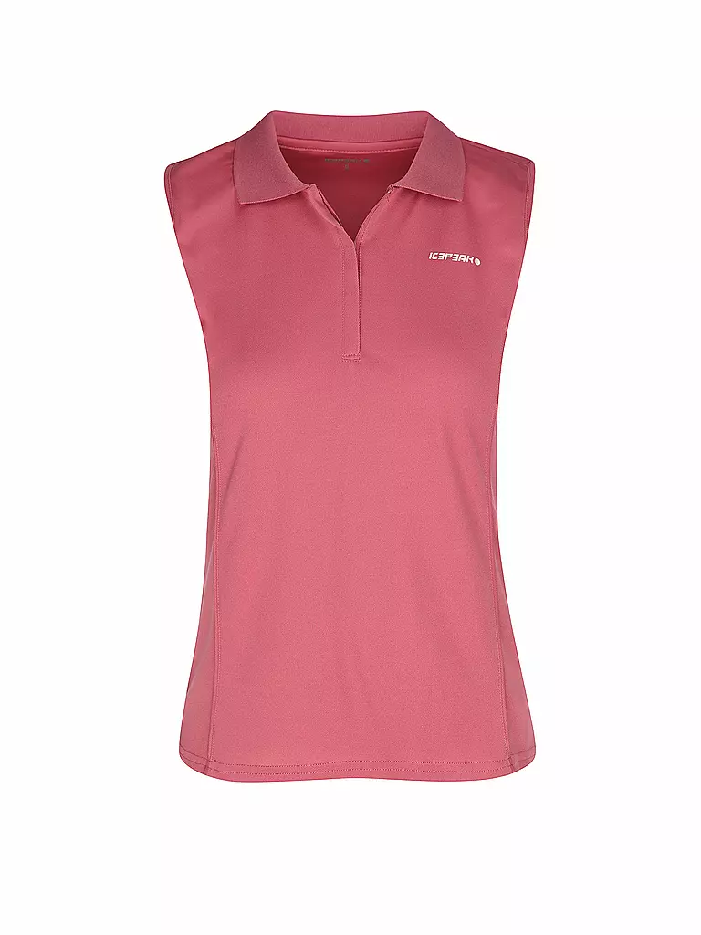 ICEPEAK | Polo tank funzionale da donna Bazine | Corallo