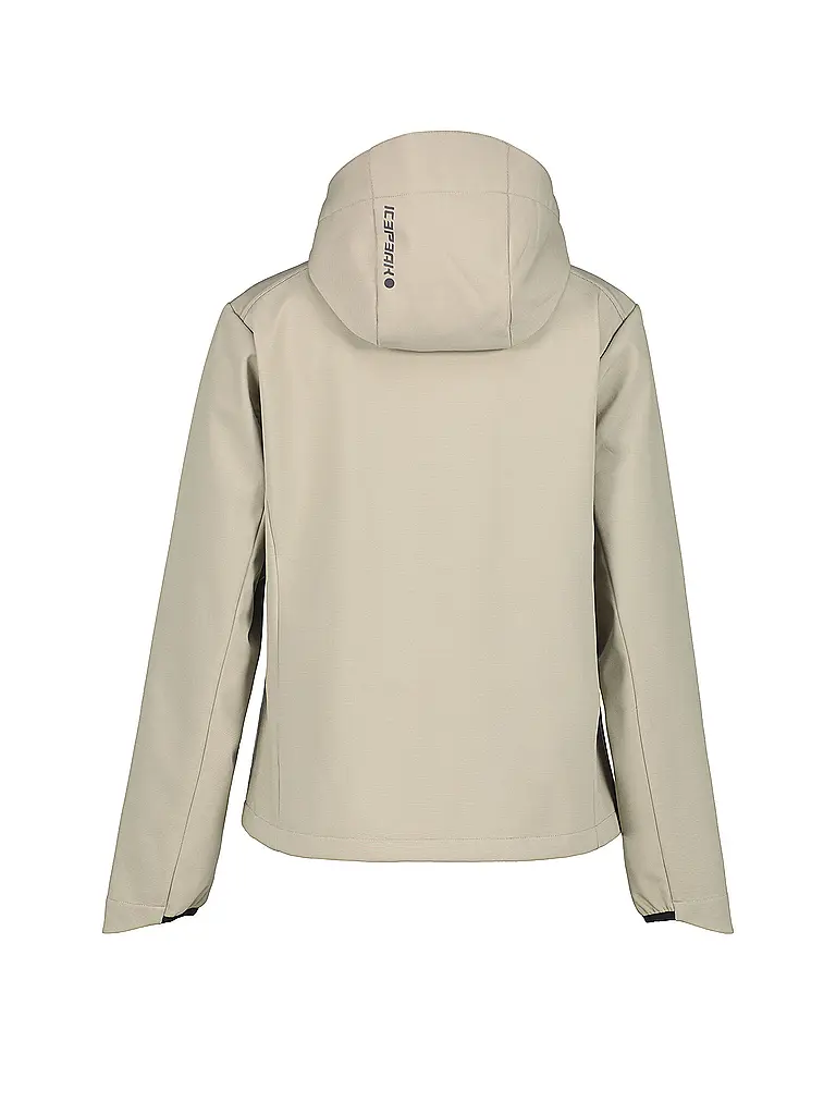 ICEPEAK | Softshelljacke Burnet Hoodie da donna | Beige