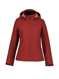ICEPEAK | Softshelljacke da donna Brenham Uni Hoodie | Rosso scuro