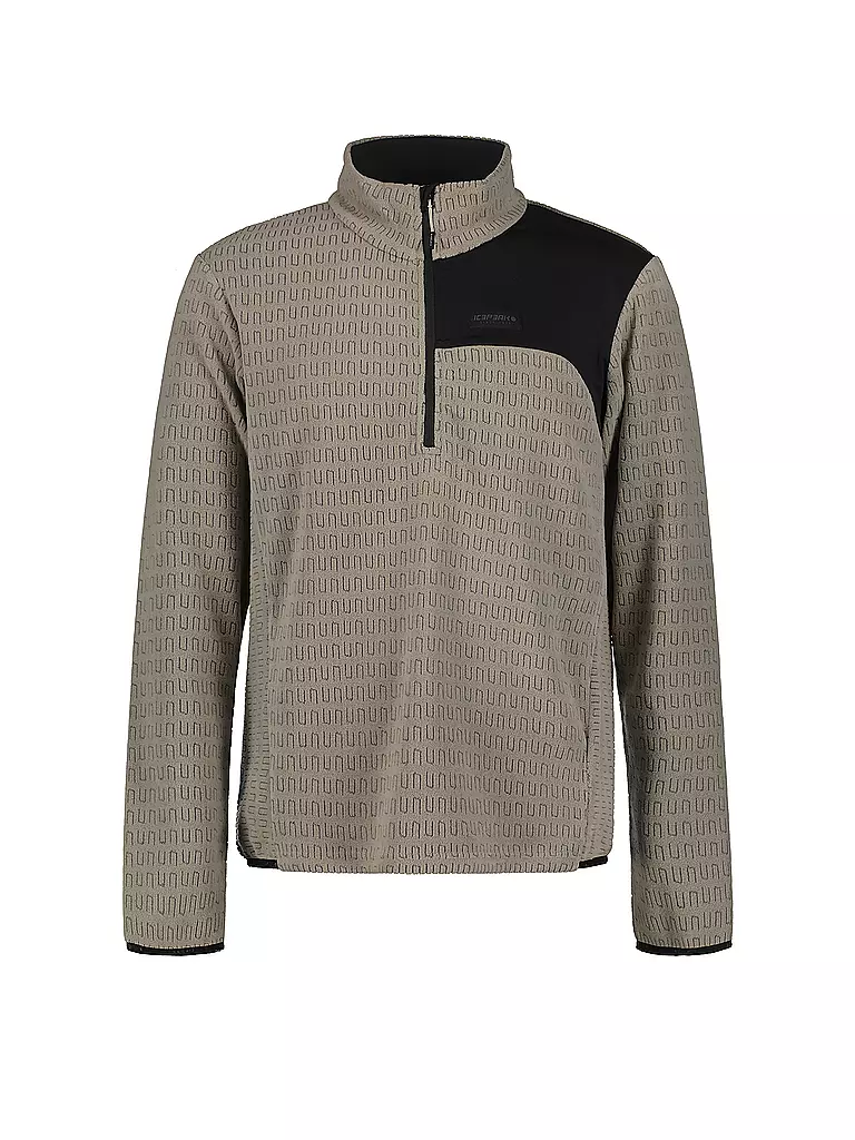 ICEPEAK | Zipshirt funzionale da uomo Brady | Grigio