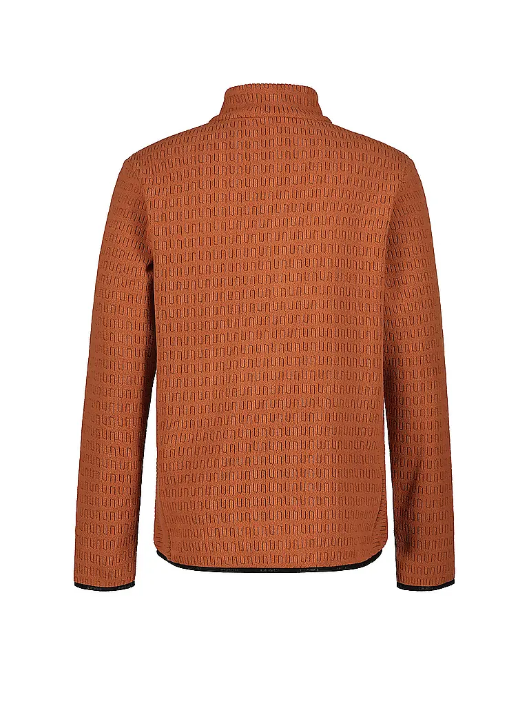 ICEPEAK | Zipshirt funzionale da uomo Brady | Arancione