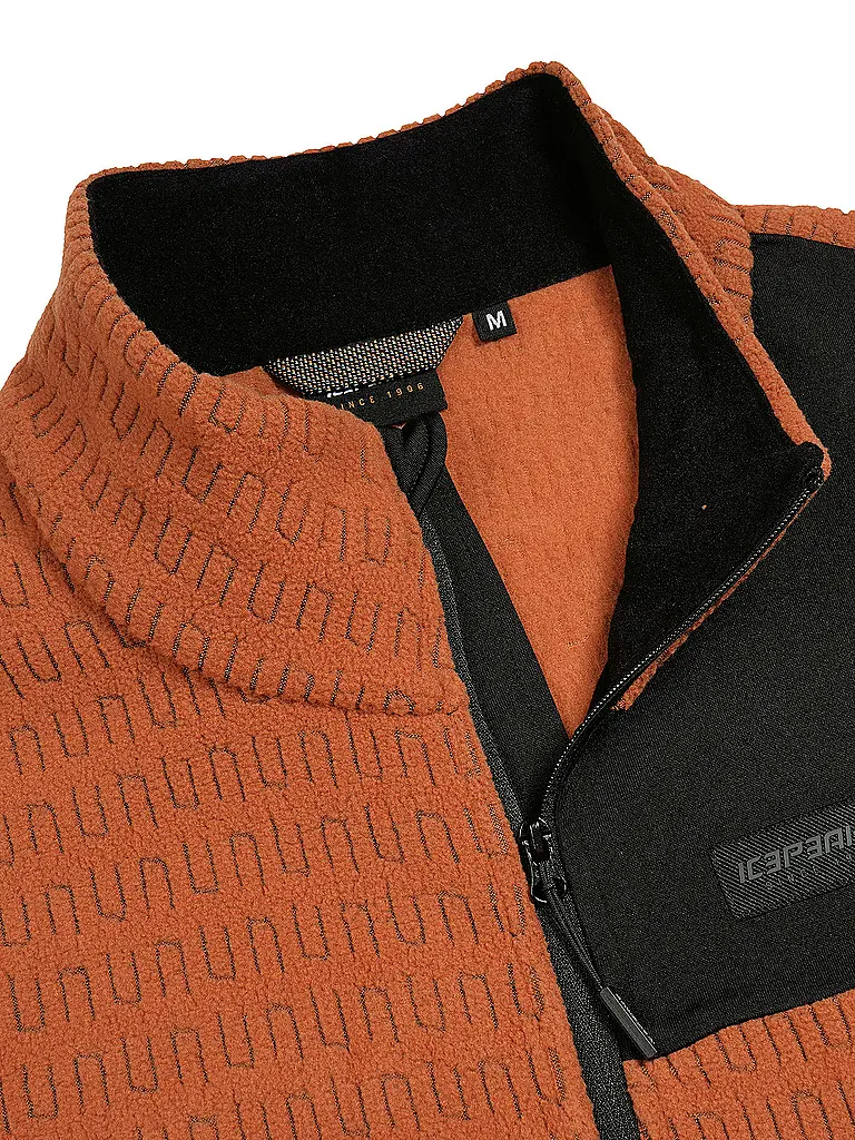 ICEPEAK | Zipshirt funzionale da uomo Brady | Arancione