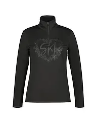 ICEPEAK | Zipshirt intimo da donna Ellenton | Nero