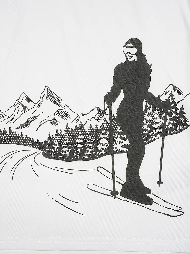 ICEPEAK | Zipshirt intimo da donna Ellenton | Bianco