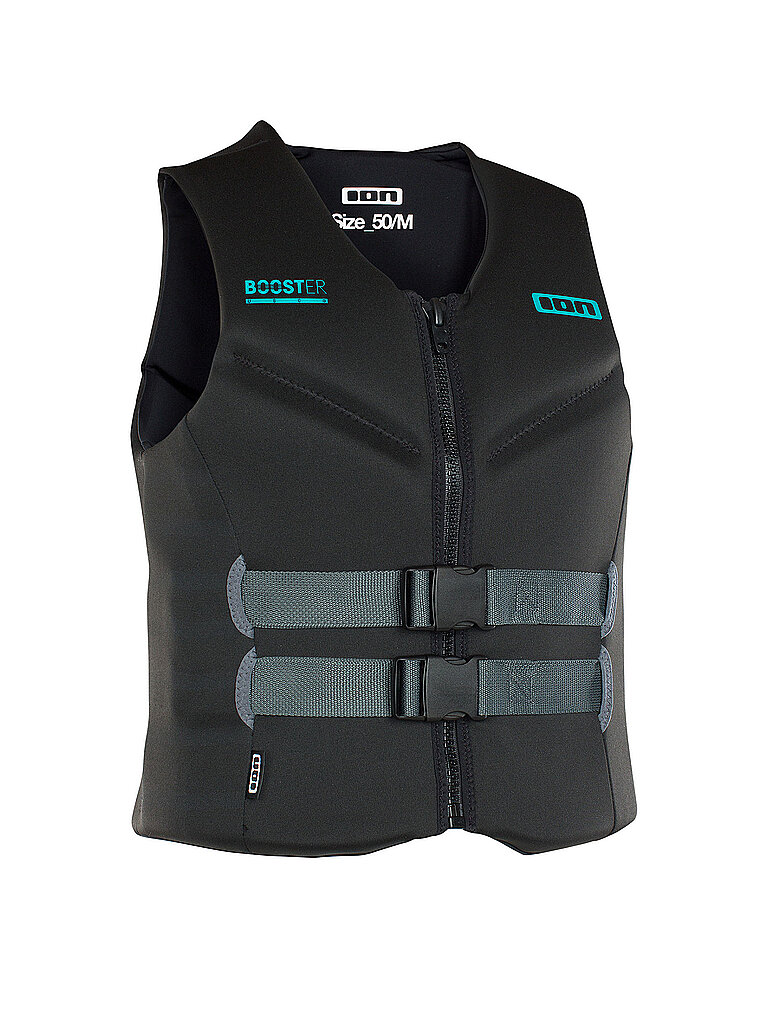 Booster Vest 50N con zip frontale unisex nero S