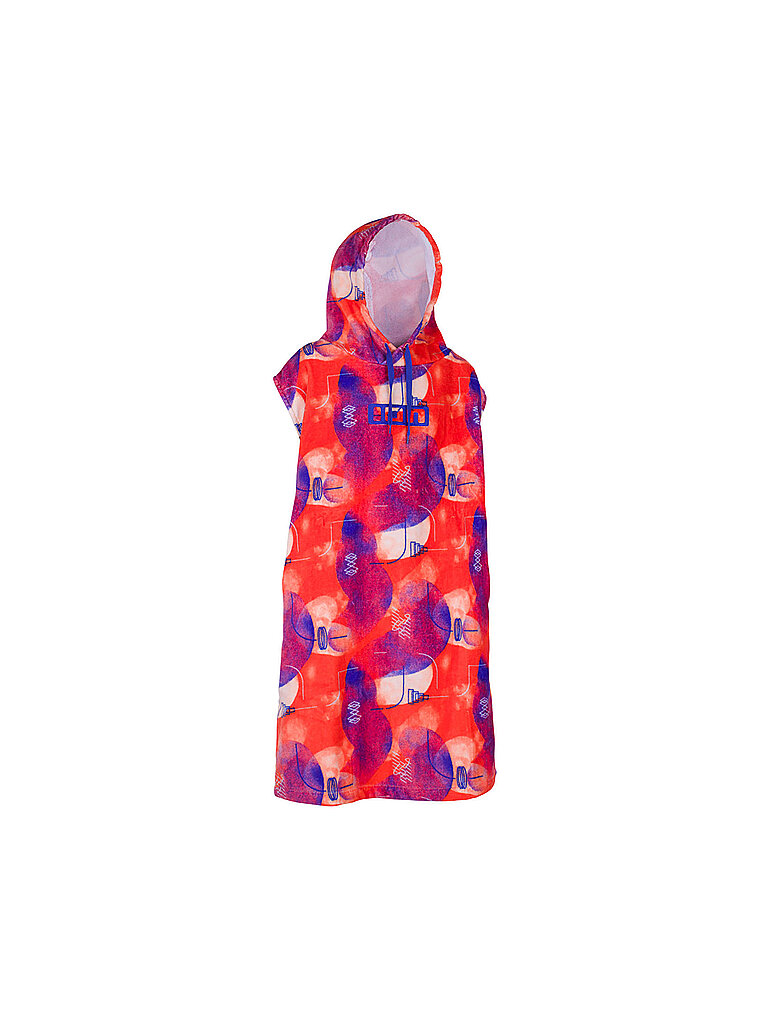 Poncho per bambini Grom 115-155 cm rosso