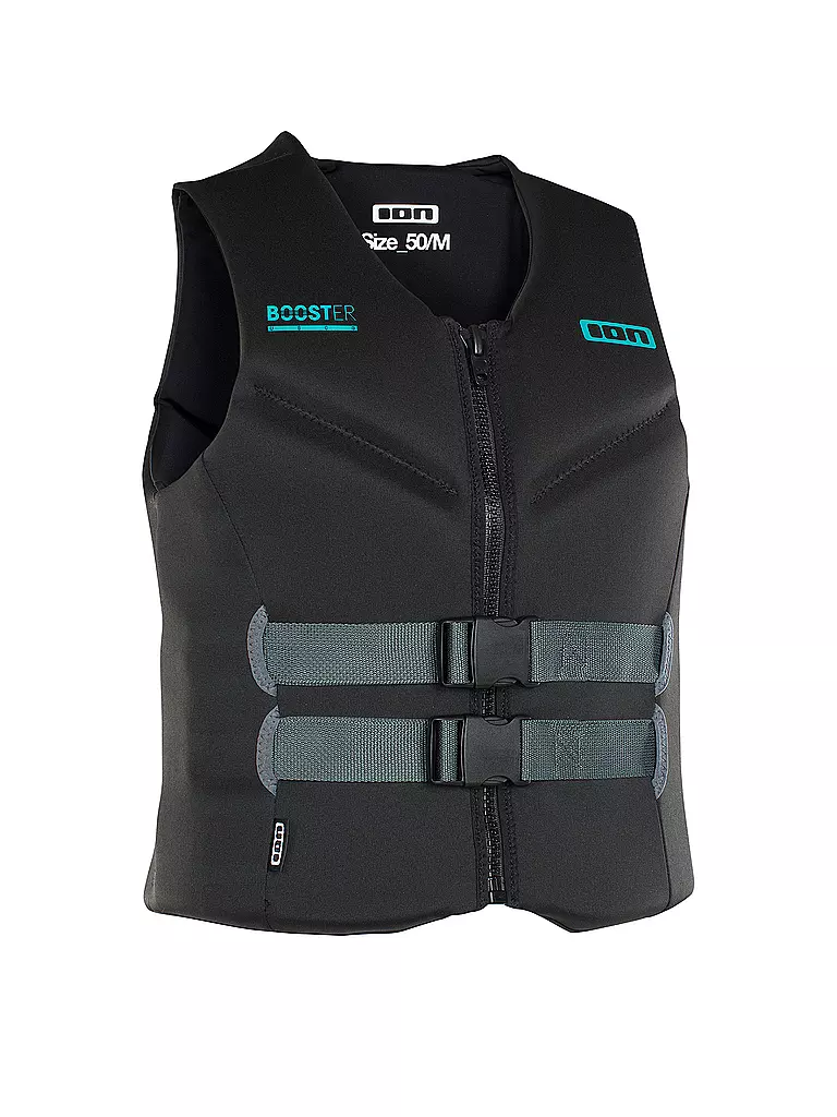 ION | Booster Vest 50N con zip frontale unisex | Nero