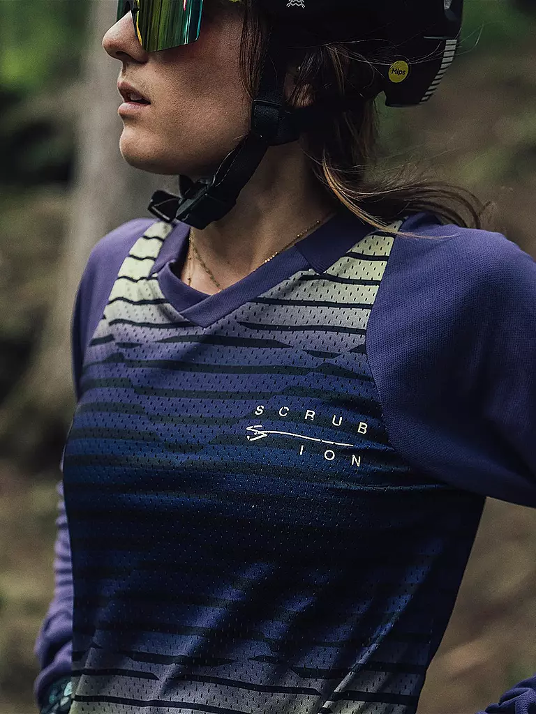 ION | Damen MTB-Shirt Scrub LS | Lilla