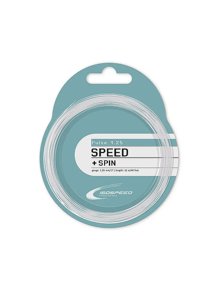 ISO SPEED | Corda da tennis Pulse Speed + Spin | Bianco