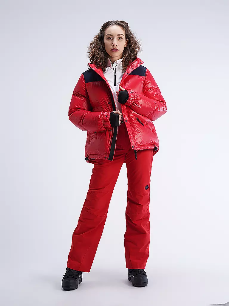J.LINDEBERG | Damen Skijacke Solar Down | Rosso