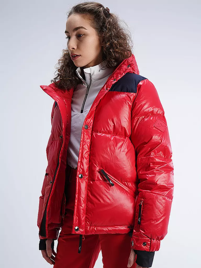 J.LINDEBERG | Damen Skijacke Solar Down | Rosso