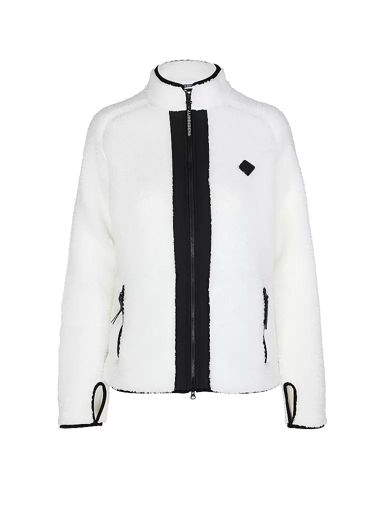 J.LINDEBERG | Damen Unterziehjacke Juniper Pile | Bianco