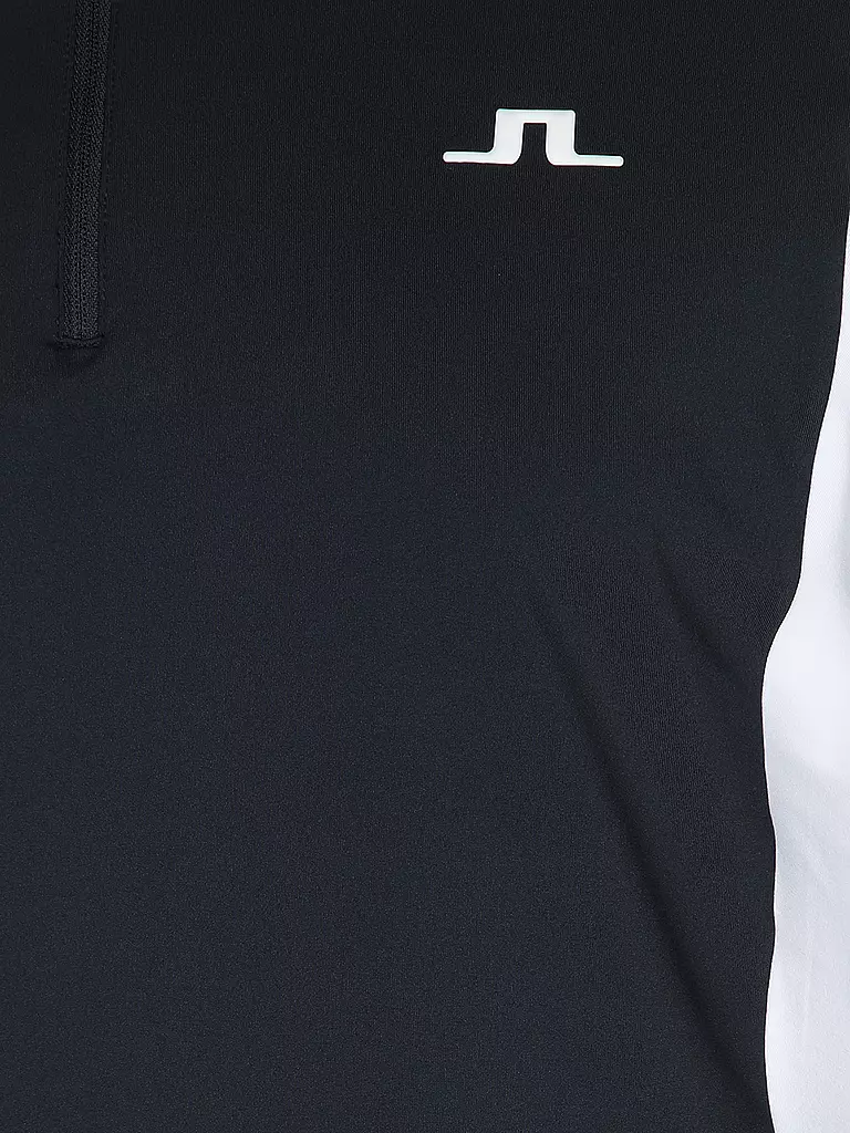 J.LINDEBERG | Herren Unterzieh Zipshirt Lukas Quarter | Blu scuro