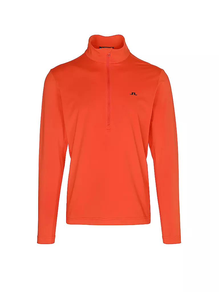 J.LINDEBERG | Herren Unterzieh Zipshirt Luke | Rosso