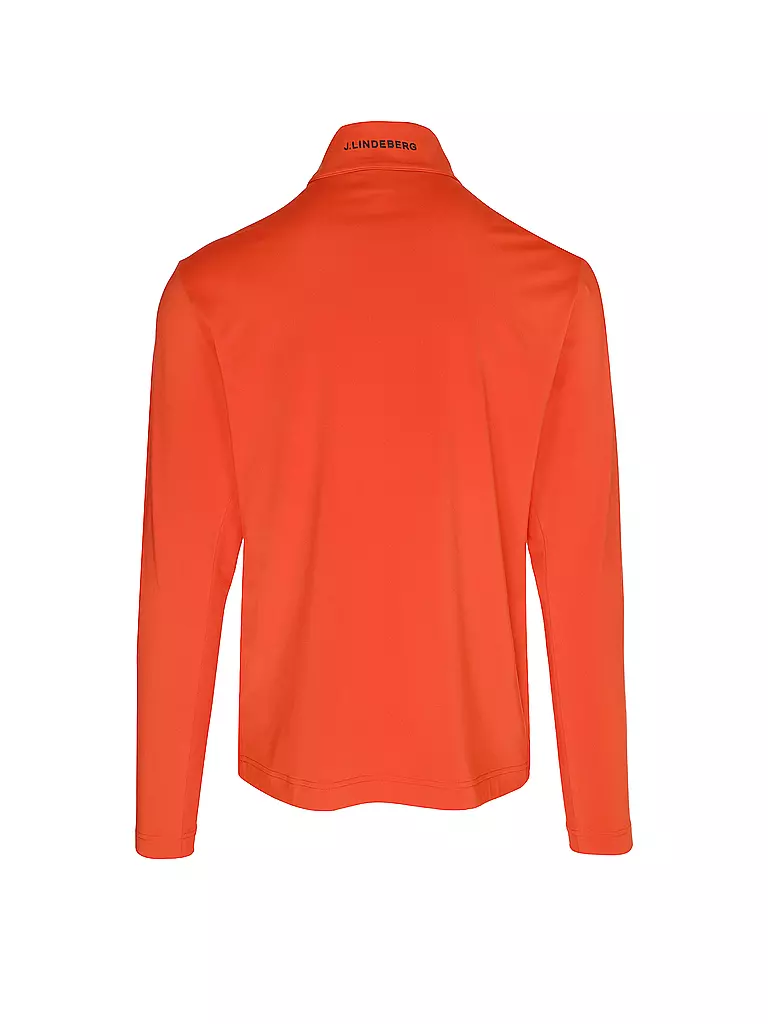 J.LINDEBERG | Herren Unterzieh Zipshirt Luke | Rosso