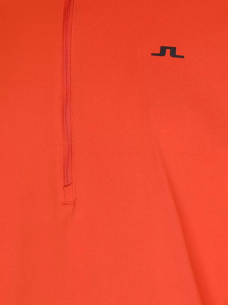 J.LINDEBERG | Herren Unterzieh Zipshirt Luke | Rosso