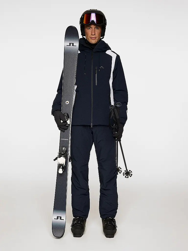 J.LINDEBERG | Pantaloni da sci da uomo Alta con bretelle | Blu scuro