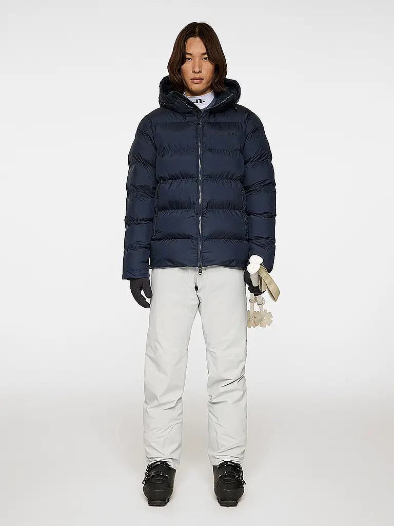 J.LINDEBERG | Pantaloni da sci da uomo Alta con bretelle | Grigio chiaro