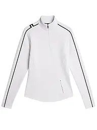J.LINDEBERG | Zipshirt intimo da donna Nefe Quarter Zip Mid Layer | Bianco