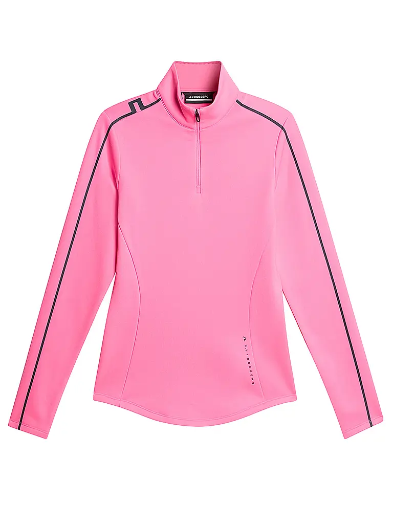 J.LINDEBERG | Zipshirt intimo da donna Nefe Quarter Zip Mid Layer | Fucsia