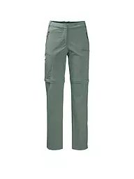 JACK WOLFSKIN | Damen Wanderhose Glastal Zip Off | Oliva