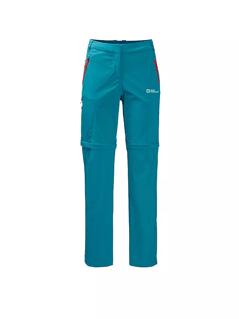 JACK WOLFSKIN | Damen Wanderhose Glastal Zip Off | Turchese