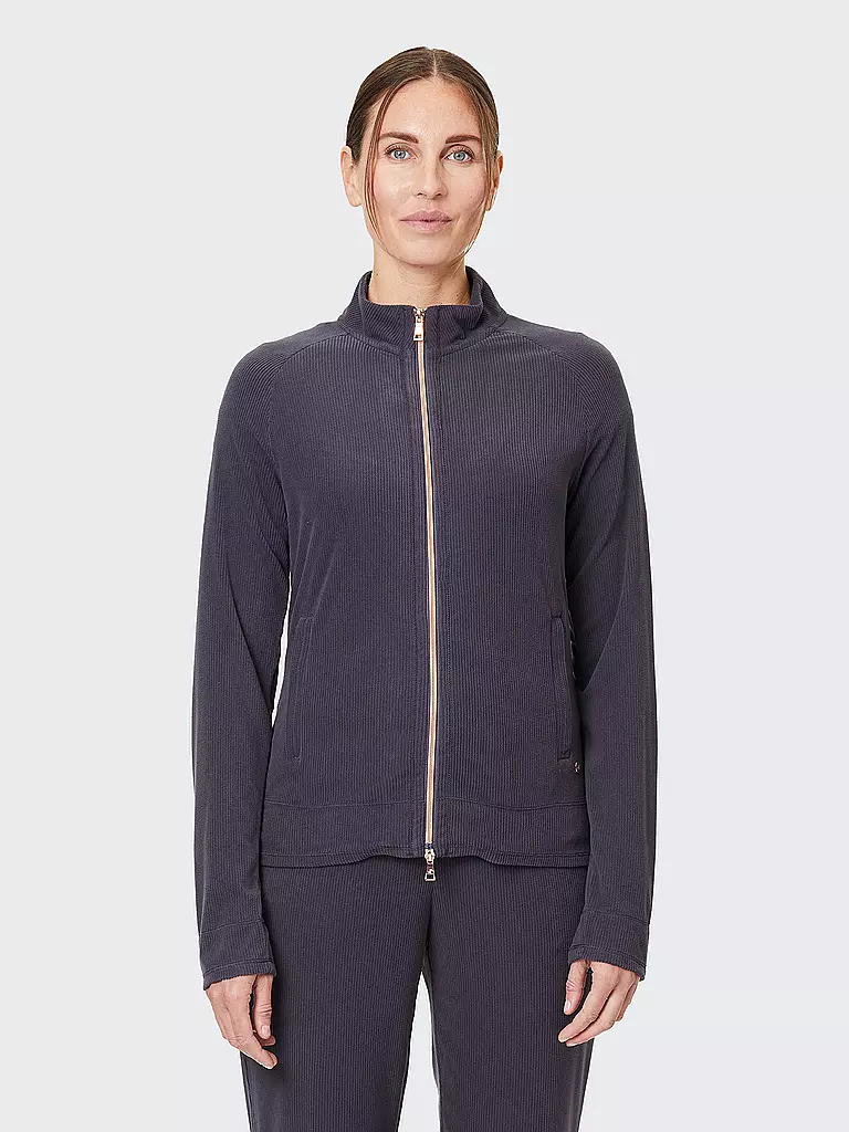 JOY SPORTSWEAR | DAmen Fleecejacke Josy Cord | Blu scuro