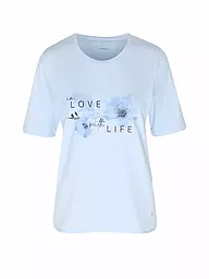 JOY SPORTSWEAR | Damen T-Shirt Luzie in Love with Life | Blu chiaro