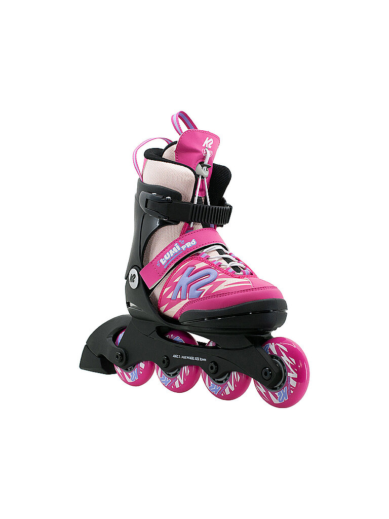 Pattini in linea da bambina Eddie Lumi Pro rosa 35-40