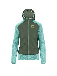 KARPOS | Damen Iso Hybridjacke Marmarole Hoodie | Blu chiaro